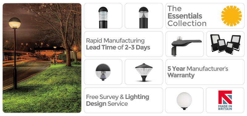 The Essentials Collection by UK manufacturer of Exterior LED Lighting, Gemma Lighting
